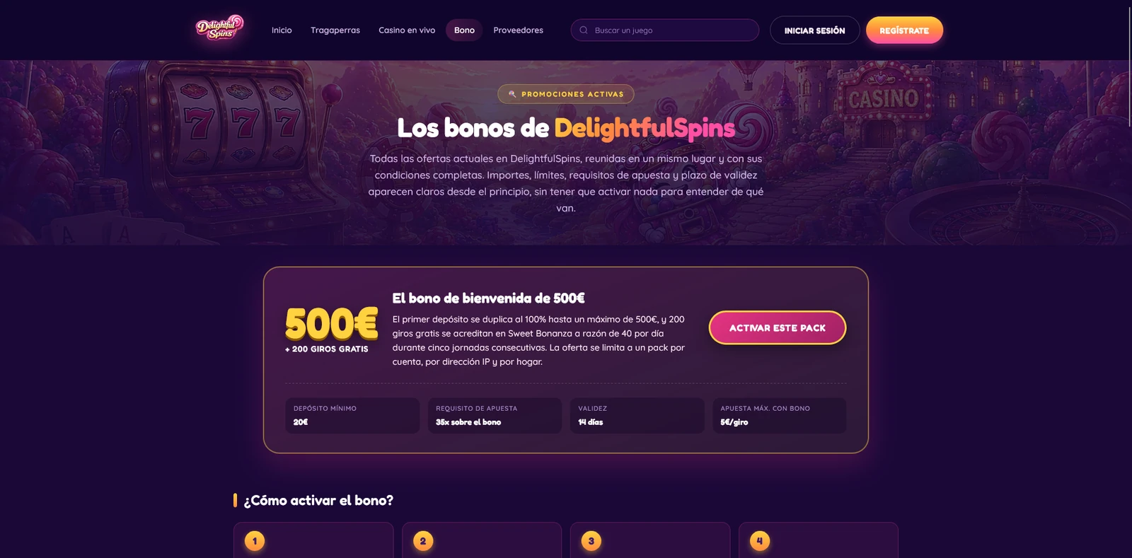 Bonus — Delightfulspins Casino
